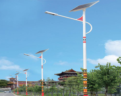 独山子民族特色路灯