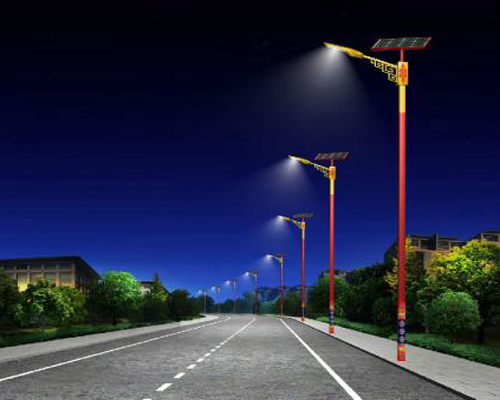 独山子民族特色路灯